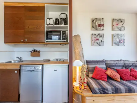 Studio cosy pour 4 pers. avec balcon, proche pistes - Photo 3