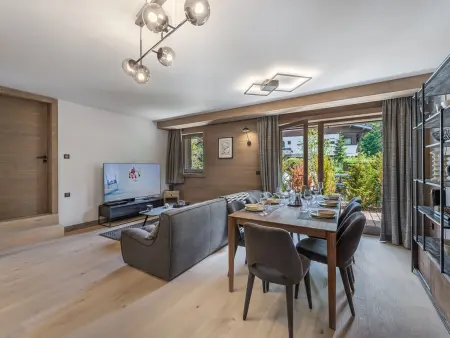 Bel appartement à Megève dans résidence avec piscine - Photo 4