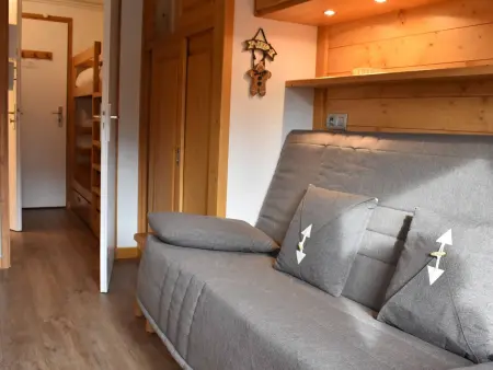 Charmant Studio Rénové pour 3 Personnes à Méribel, Proche Pistes et Commerces, Balcon Sud - Photo 6