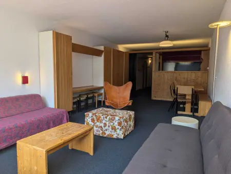 Arc 1600 : Appartement 3 pièces, 7 pers., proche pistes, animaux admis - Photo 1