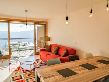 Appt cosy 75m², piscine, spa, 2 chambres, skis aux pieds, vue panoramique Les Arcs 1600 - Photo 3