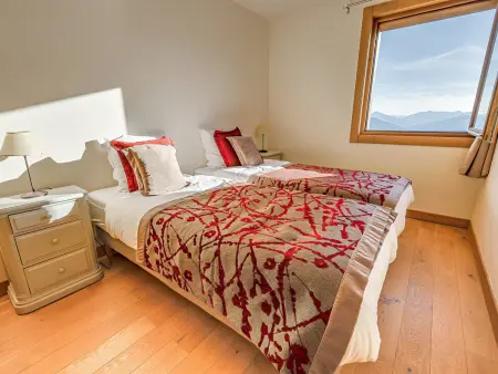 Appt cosy 75m², piscine, spa, 2 chambres, skis aux pieds, vue panoramique Les Arcs 1600 - Photo 12