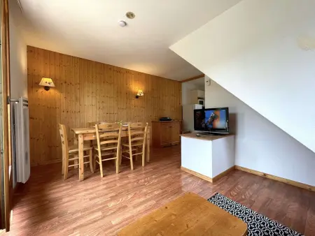 Chalet lumineux 3 pièces, 4 pers, proche remontées et pistes, balcon, parking, wifi gratuit - Photo 8