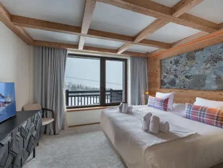 Appartement moderne à Courchevel 1850 avec accès direct aux pistes - Photo 3