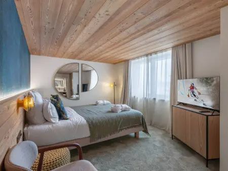 Appartement neuf ski-in/ski-out avec accès spa et piscine, à Courchevel 1850 - Photo 3