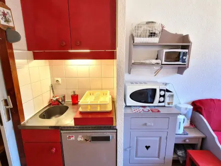 Charmant studio 2-3 pers avec balcon à Valfréjus - Photo 3