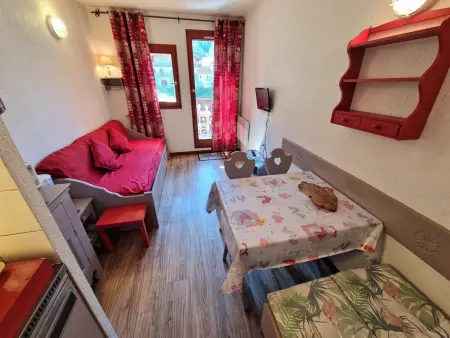 Charmant studio 2-3 pers avec balcon à Valfréjus - Photo 10