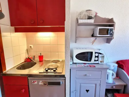Charmant studio 2-3 pers avec balcon à Valfréjus - Photo 12