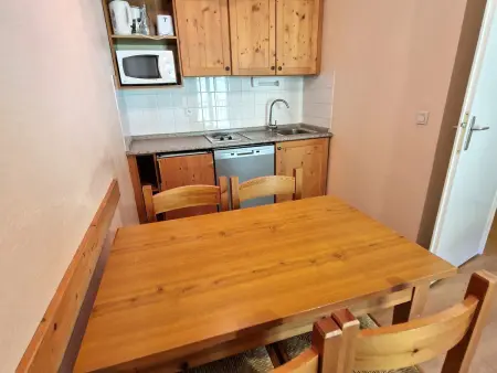 2 pièces pour 4 pers, balcon, à 30m du télécabine - Photo 6