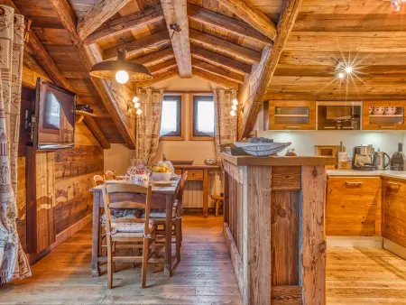 Appartement de Charme à Courchevel 1850 - 4 pers, Centre, Proche des Pistes, Balcon et Hammam - Photo 5