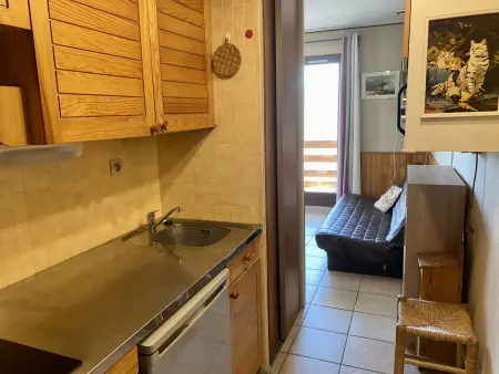 Studio Cabine 26m², 4 pers, proche commerces et pistes - Photo 7