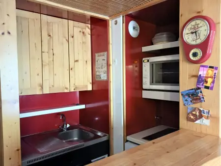 Studio ski aux pieds à Arc 2000, animaux admis, pour 4 pers. - Photo 5