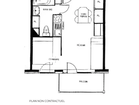 Appartement cosy 4 pers, animaux admis, proche pistes - Photo 7