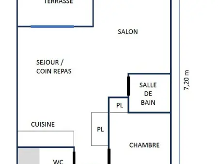 Appt T2 Les Saisies, 37m², Animaux admis, Parking - Photo 3