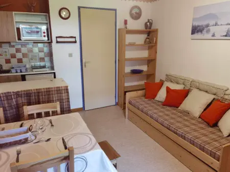 Studio cabine lumineux avec balcon, proche navette à Morzine - Photo 2