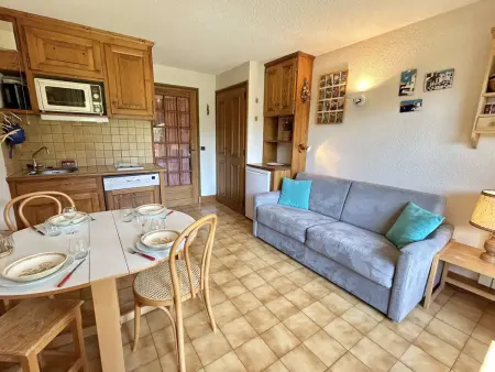 Studio Alcôve Cosy, 4 Pers, Jardin, Parking, Proche Télécabine et Golf - Megève - Photo 1