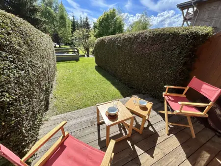 Studio Alcôve Cosy, 4 Pers, Jardin, Parking, Proche Télécabine et Golf - Megève - Photo 8