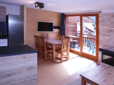 Duplex skis aux pieds pour 8, avec piscine, Les Orres 1800 - Photo 2