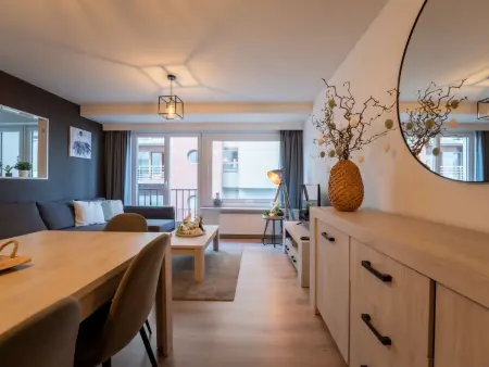 Amuzee with parking & lateral sea view, Appartement 6 personnes à Blankenberge - Photo 8