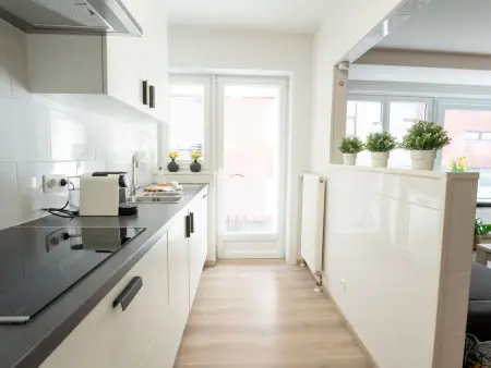 Amuzee with parking & lateral sea view, Appartement 6 personnes à Blankenberge - Photo 9