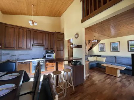 Appartement 4 pièces, mezzanine, 8/9 pers, parking privé, vue Janus, Montgenèvre - Photo 1