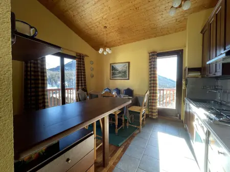 Appartement 4 pièces, mezzanine, 8/9 pers, parking privé, vue Janus, Montgenèvre - Photo 9