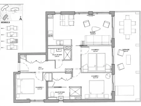 Appart chic avec SPA, parking et WIFI - Les Arcs 1800 - Photo 26