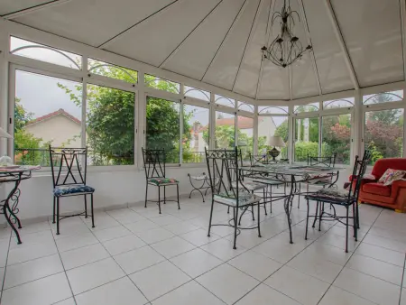 Maison avec piscine, animaux OK - 12 pers., Gite 12 personnes à Saint Hilaire sous Romilly - Photo 7