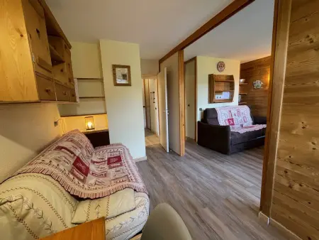 Appart 4 pers, accès direct pistes, terrasse, 50m remontées - Photo 1