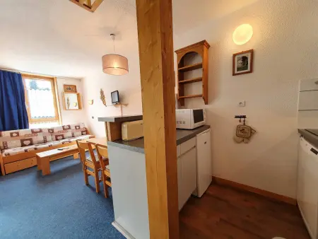 Studio 4 pers, animaux admis, terrasse, Appartement 4 personnes à La Plagne - Photo 6
