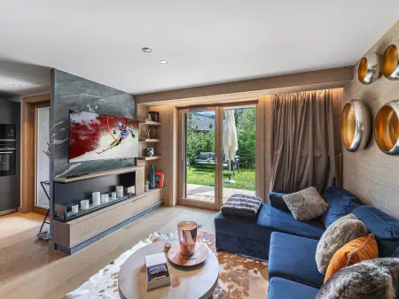 Superbe appartement avec jardin à Megève, 3 chambres, animaux acceptés - Photo 4