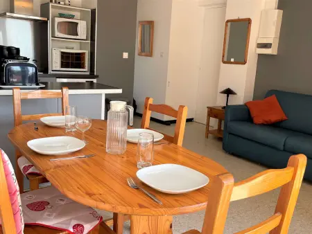 Appartement T2 en Bord de Mer avec Terrasse et Parking à Port-la-Nouvelle, 5 Couchages - Photo 4
