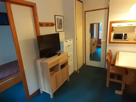 Studio cabine central pour 4 pers, balcon, Appartement 4 personnes à Valfréjus - Photo 1