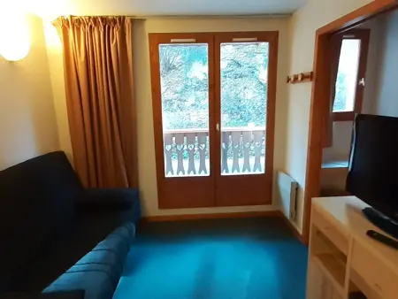 Studio cabine central pour 4 pers, balcon, Appartement 4 personnes à Valfréjus - Photo 4