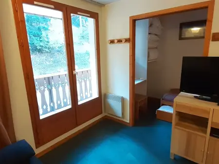 Studio cabine central pour 4 pers, balcon, Appartement 4 personnes à Valfréjus - Photo 5