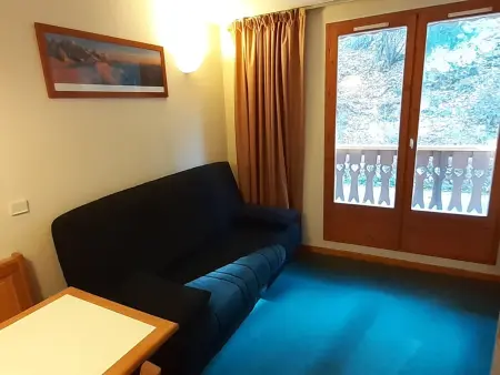 Studio cabine central pour 4 pers, balcon, Appartement 4 personnes à Valfréjus - Photo 9