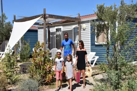 Caravanpark Domaine Sainte Véziane Bessan  Mobilhome Confort 3ch 6p, Mobil-home à Bessan avec piscine commune - Photo 19