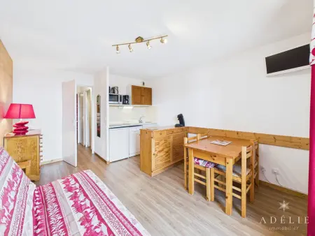 Studio 5 pers au pied des pistes avec balcon, parking inclus - Photo 2
