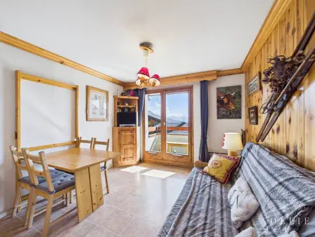 Studio cabine 4/5 pers avec parking, au pied des pistes de la Rosière - Photo 1