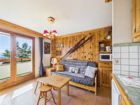 Studio cabine 4/5 pers avec parking, au pied des pistes de la Rosière - Photo 2