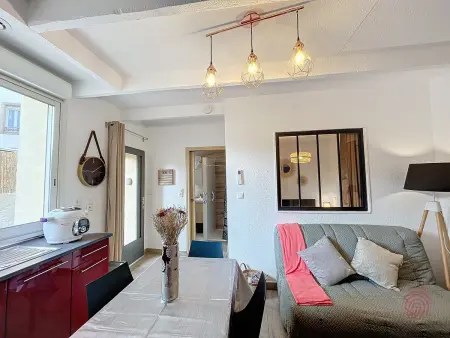 Appartement F2 Climatisé avec Terrasse à 100m des Thermes et du Centre de Lamalou-les-Bains - Photo 4