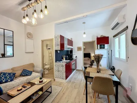 Appartement F2 avec terrasse, climatisation et proche des Thermes - Lamalou-les-Bains - Photo 1