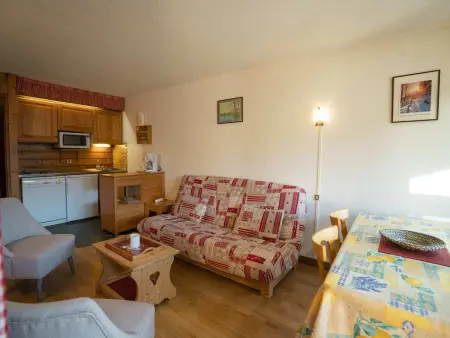 Studio pour 4 pers avec balcon exposé sud, parking couvert, WIFI, proche télésiège et navettes - Photo 1