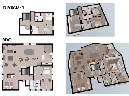 Duplex luxueux avec sauna, cheminée et parking à Val-d'Isère - Photo 15