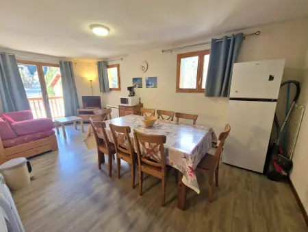 Bel appartement 4 pièces pour 8 pers, balcon, à 100m des pistes, Valfréjus - Photo 11