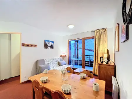 Appartement cosy T3 pour 6 pers, balcon sud, proche pistes - Photo 4