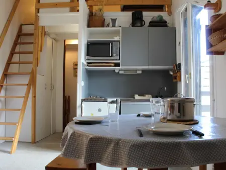 Studio Mezzanine 4 Pers, Proche Pistes et Commerces, Balcon Est, Animaux Bienvenus - Photo 3