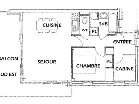 Les Saisies - Appartement 2P+Cabine pour 6/7 personnes - Photo 3