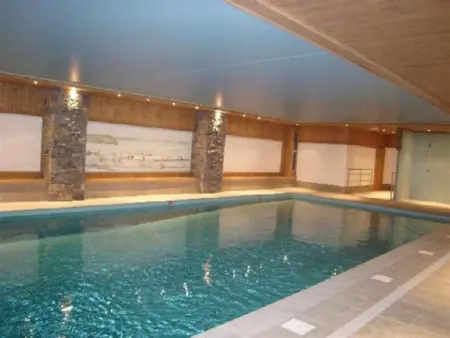 Appartement cosy 6 pers, 3 chambres, piscine chauffée, parking, coin montagne à Crest-Voland - Photo 6