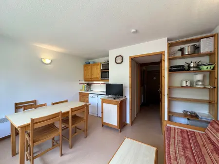 Appartement 1 Chambre, Coin Montagne, Vue Pistes, 4 Pers - Photo 4